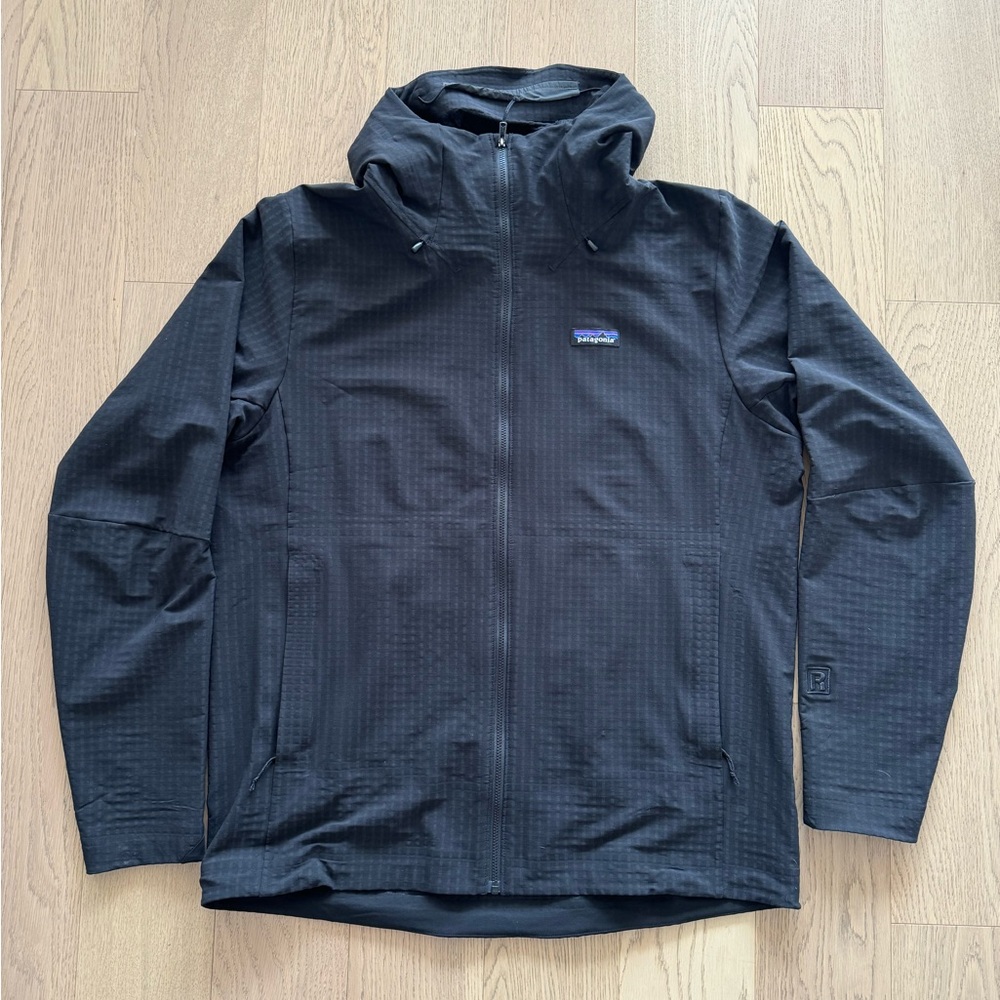Patagonia Full Zip Hooded Windbreaker - Size Large